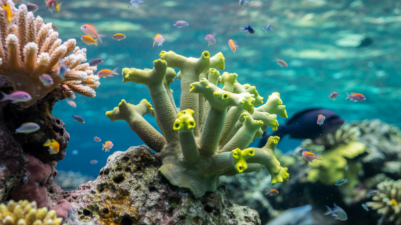 Alimentando o Coral Martelo Para Crescer Bem
