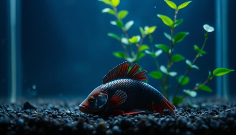 Por Que Meu Peixe Betta Fica no Fundo do Aquário?