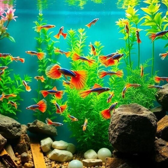 Como Cuidar de Peixe Guppy em Aquário!