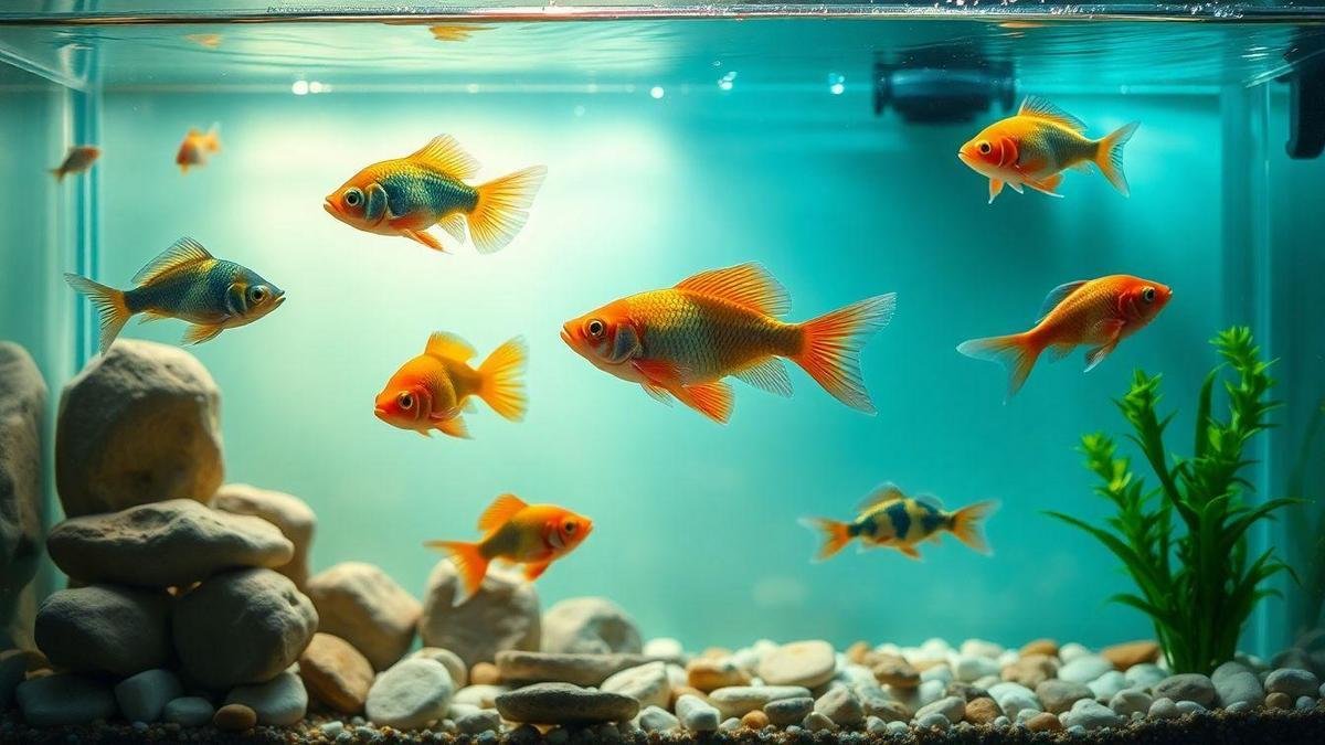Montando um aquário de peixes feios Montando um aquário de peixes feios